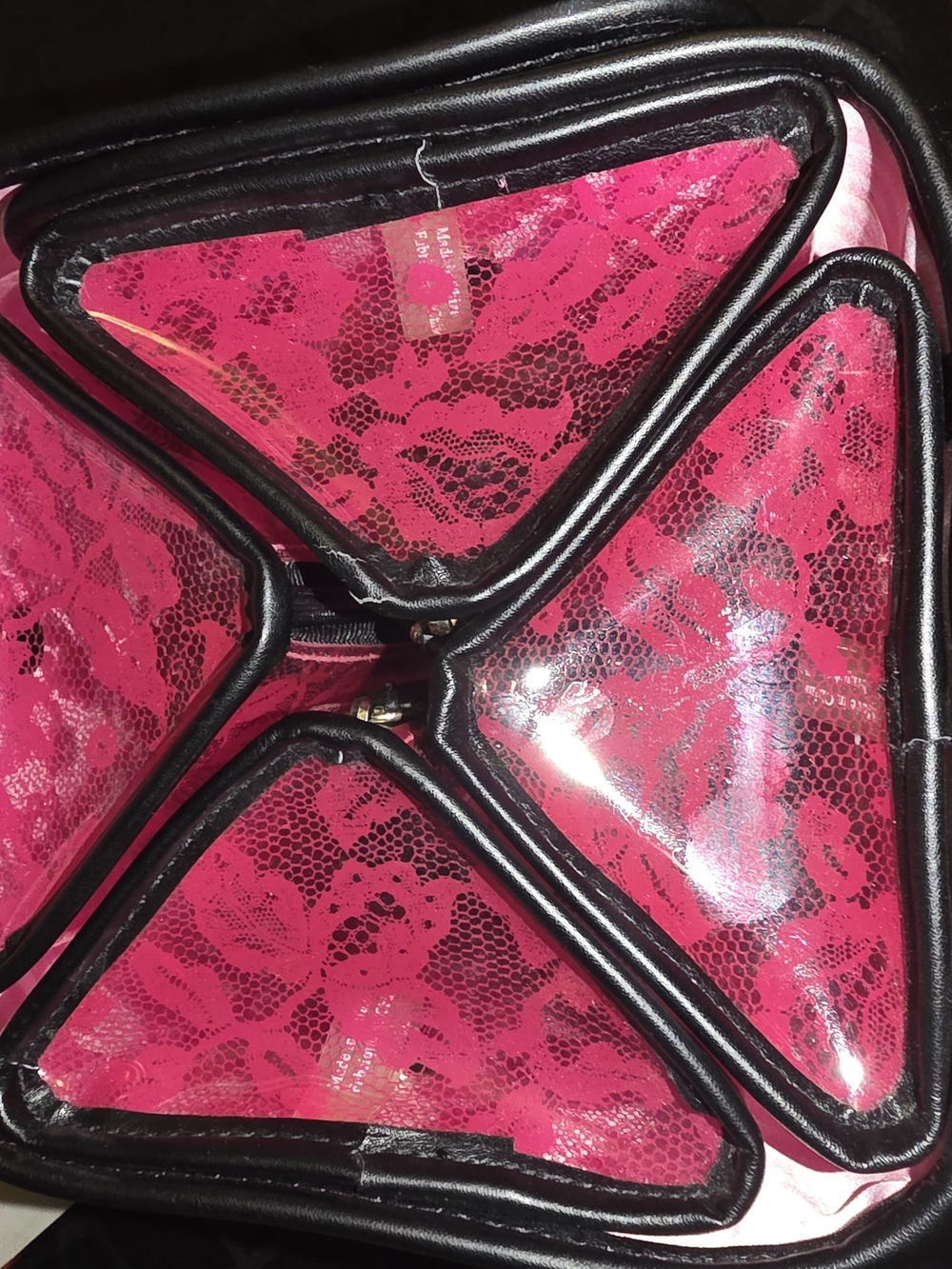 Victoria's Secret Pink and Black Leopard Travel Cosmetic Case - Picture 6 of 6
